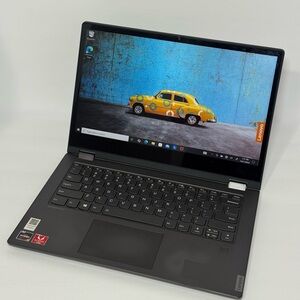 Lenovo Gray Laptop with Black Keyboard